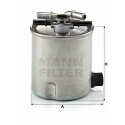 Filtro carburante MANN-FILTER WK 9008