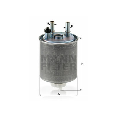 Filtro carburante MANN-FILTER WK 918/1
