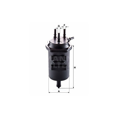 Filtro carburante MANN-FILTER WK 939/4