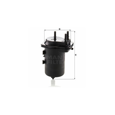 Filtro carburante MANN-FILTER WK 939/7