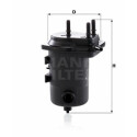 Filtro carburante MANN-FILTER WK 939/8 x