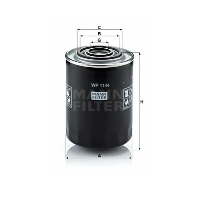 Filtro olio MANN-FILTER WP 1144
