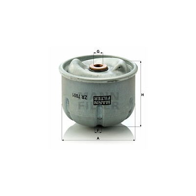 Filtro olio MANN-FILTER ZR 7001