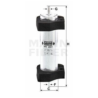 Filtro carburante MANN-FILTER WK 6021