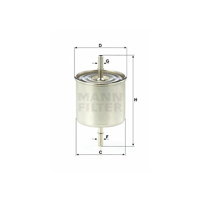 Filtro carburante MANN-FILTER WK 8046