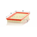 Filtro aria MANN-FILTER C 28 013