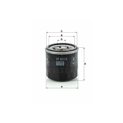 Filtro olio MANN-FILTER W 6018