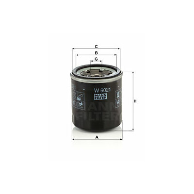 Filtro olio MANN-FILTER W 6021
