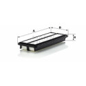 Filtro aria MANN-FILTER C 35 008