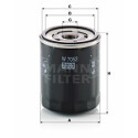 Filtro olio MANN-FILTER W 7052