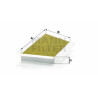 Filtro aria abitacolo Frecious Plus MANN-FILTER FP 3448