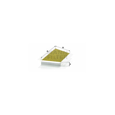 Filtro aria abitacolo Frecious Plus MANN-FILTER FP 3448