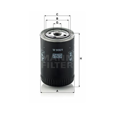 Filtro olio MANN-FILTER W 936/4