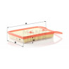 Filtro aria MANN-FILTER C35011