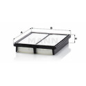 Filtro aria MANN-FILTER C 24 042