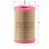 Filtro aria MANN-FILTER C 25 730/1