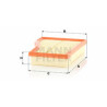 Filtro aria MANN-FILTER C 26 017