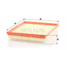 Filtro aria MANN-FILTER C 27 051