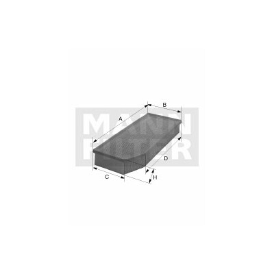 Filtro aria MANN-FILTER C 28 037