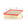 Filtro aria MANN-FILTER C 33 017