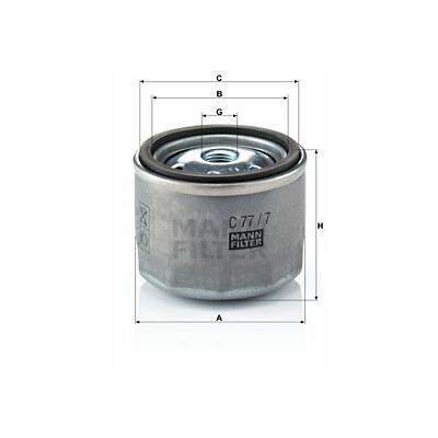 Filtro aria MANN-FILTER C 77/7