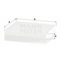Filtro aria abitacolo MANN-FILTER CU 24 024