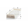 Filtro aria abitacolo MANN-FILTER CU 4795