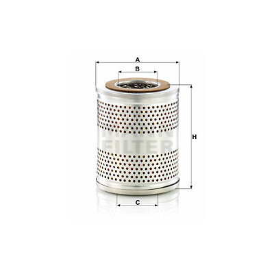 Filtro, sistema idraulico operatore MANN-FILTER H 1263/1 x