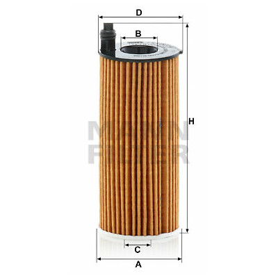 Filtro olio MANN-FILTER HU 6014/1 z