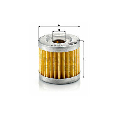 Filtro olio MANN-FILTER MH 51