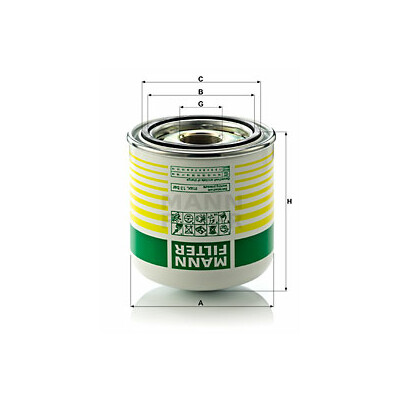 Cartuccia essiccatore aria, sistema aria compressa MANN-FILTER TB 1364 x