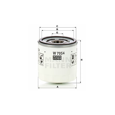 Filtro olio MANN-FILTER W 7054