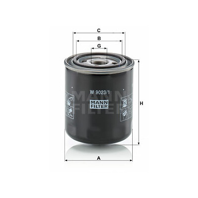 Filtro idraulico, cambio automatico MANN-FILTER W 9023/1