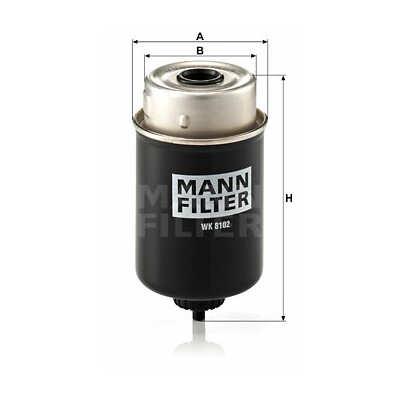 Filtro carburante MANN-FILTER WK 8102