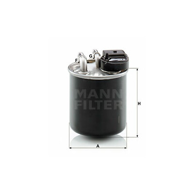 Filtro carburante MANN-FILTER WK 820/20