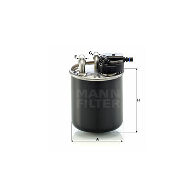 Filtro carburante MANN-FILTER WK 820/21