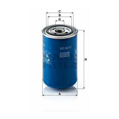 Filtro carburante MANN-FILTER WK 940/12