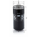 Filtro olio MANN-FILTER WP 1169