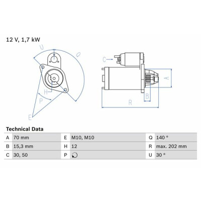 Motorino di avviamento BOSCH 0 986 025 940