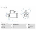 Motorino di avviamento BOSCH 0 986 029 090