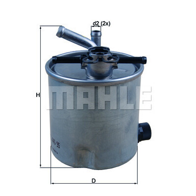 Filtro carburante MAHLE ORIGINAL KL 440/35