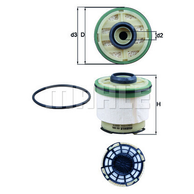 Filtro carburante MAHLE ORIGINAL KX 385D