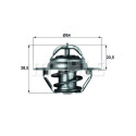 Termostato, liquido di raffreddamento MAHLE ORIGINAL TX 3 87D