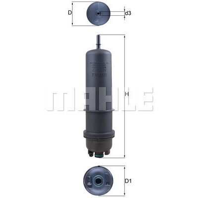 Filtro carburante MAHLE ORIGINAL KL 872/7