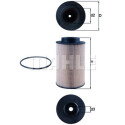 Filtro carburante MAHLE ORIGINAL KX 191/1D