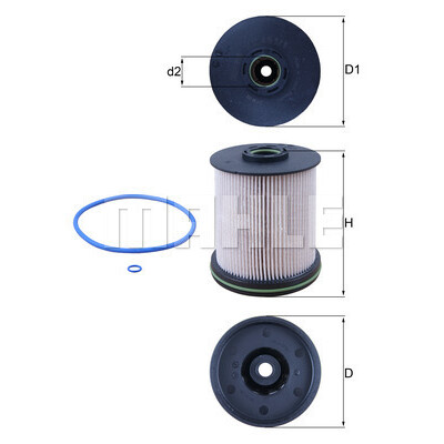 Filtro carburante MAHLE ORIGINAL KX 491/1D