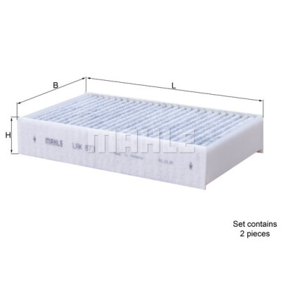 Filtro aria abitacolo MAHLE ORIGINAL LAK 873/S