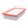 Filtro aria MAHLE ORIGINAL LX 4040