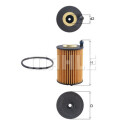 Filtro olio MAHLE ORIGINAL OX 1266D
