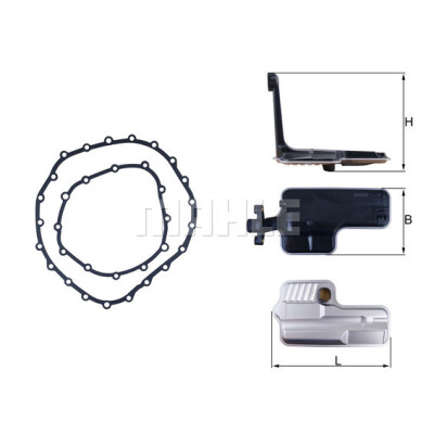 Filtro idraulico, cambio automatico MAHLE ORIGINAL HX 192D